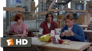 The Breakfast Club 68 Movie CLIP  Lunchtime 1985 HD [upl. by Elynad]