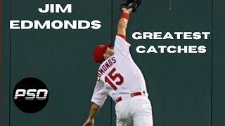 Jim Edmonds Greatest Defensive Gems You Need to See [upl. by Leahcimal266]