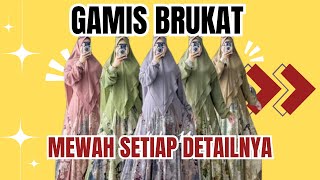 SIAP TAMPIL MEMUKAU Gamis Brukat Solusi Yang Tepat [upl. by Peisch891]