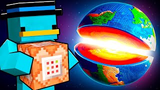 Destruyendo la TIERRA en 0054 Segundos… Minecraft [upl. by Ahcorb]