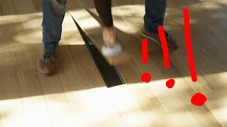 These REAL Hardwood Floors have a Ridiculously Cool Trick [upl. by Kcarb]