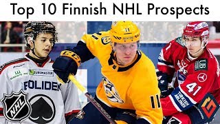 Top 10 BEST Finnish NHL Prospects [upl. by Iaoh]