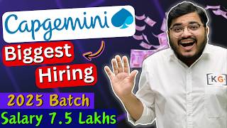 Capgemini Hiring 2025 Batch 🔥  Capgemini Exam Pattern  Capgemini Syllabus  Capgemini Preparation [upl. by Leon]