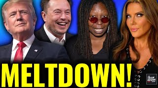 WHOOPI BREAKS DOWN Over Elon Musk on The View [upl. by Ytiak281]