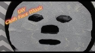 DIY Cloth Face Mask  Fabric Sheet Face Mask [upl. by Aronoel]