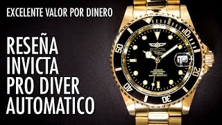 Reseña Invicta Pro Diver 8929OB Automatico de Buceo Clásico Reloj en Español [upl. by Annaeg196]