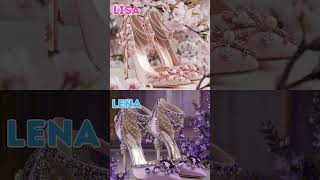 Lisa or Lena💗💝 Nails and Heels Edition chooseone viral lisa lena lisaandlena [upl. by Oigufer]