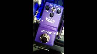 Ammoon Echo Delay Nano pedal [upl. by Dnomyaw848]