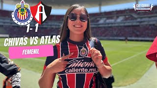 CHIVAS VS ATLAS FEMENIL  EMPATE SABOR A DERROTA  CAT CURIEL [upl. by Cale858]