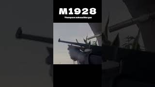 Thompson submachine gun gunasmr airsoft WE M1A1 m1928 Thompson SubmachineGun [upl. by Nairam432]