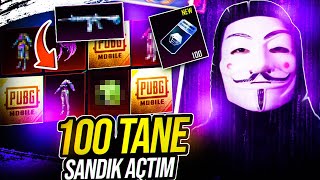 100 TANE SANDIK AÃ‡TIM DESTANSI Ã‡IKARMA HÄ°LESÄ°NÄ° BULDUM  PUBG MOBÄ°LE [upl. by Mihe]