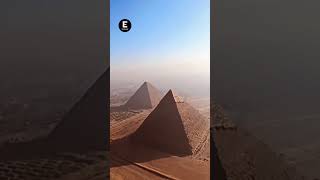 ¿Qué hace ahí Perrito es captado en la cima de la gran Pirámide de Giza en Egipto [upl. by Flory]