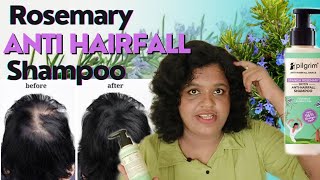 Can Rosemary and Biotin reduce hairfall Pilgrim Rosemary and Biotin Shampoo HONEST REVIEW [upl. by Amaso]