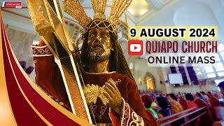 LIVE Quiapo Church Mass Today  9 August 2024 Friday [upl. by Adnovay]