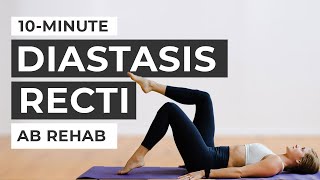 10 Minute Abs After Baby 8 Diastasis Recti Safe Ab Exercises [upl. by Nonahs]