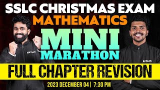 SSLC Christmas Exam  Mini Marathon  Mathematics  Full Chapter Revision  Xylem SSLC [upl. by Doone405]