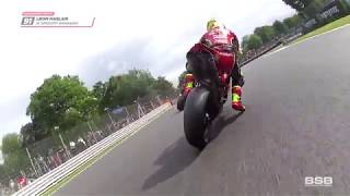 ONBOARD 2017 MCE BSB RD6 Brands Hatch  Race two action [upl. by Ainot]