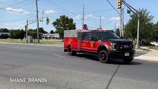 Hazlet FD  West Keansburg Fire Co  Satellite Unit 39388 amp Fire Police 39387 Responding 72624 [upl. by Rosenbaum724]