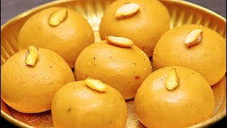 पहली बार में परफेक्ट बेसन लड्डू कैसे बनाये  Besan Laddu Recipe  Besan Laddoo  KabitasKitchen [upl. by Belita]