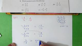 Q9 Ex81 Chapter8 Rational Numbers  New Ncert Maths Class 7  Cbse [upl. by Irby]