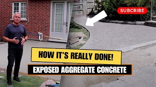 Exposed Aggregate Concrete Secrets Ensure a LongLasting Finish [upl. by Stempson]