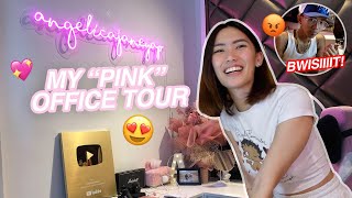 MY quotPINKquot OFFICE TOUR 💖 HIGHLY REQUESTED [upl. by Enilamme]