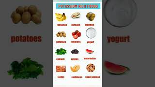 potassium rich foods [upl. by Irved609]