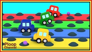 BUMPS RACE Challenge  Cartoon Cars Videos for Kids  Cartoons for Children  Kids Cars Cartoons [upl. by Madelle737]