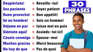 30 Phrases très simples en Espagnol  Cours despagnol  Français 🔹Partie 2 [upl. by Maccarone170]