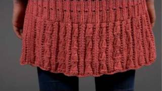 8 Lace Cardigan Vogue Knitting SpringSummer 2009 [upl. by Eenyaj]