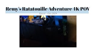 Remys Ratatouille Adventure 4K POV  Epcot  Oct 2024 disney disneyworld epcot [upl. by Ycrem]