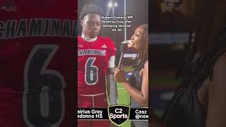 Chaminade Denairius Gray reaction after win against Norland [upl. by Odracir792]