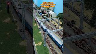 Indian Railways WAP 7 Model amp WAG 9 Model  Model Train  train video shorts indianrailways train [upl. by Malas]