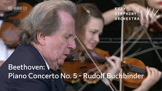 Beethoven Piano Concerto No 5  Rudolf Buchbinder Kyiv Symphony Orchestra Luigi Gaggero [upl. by Artim]