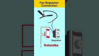 How TO fan regulator connection electrical 😱😱😱 [upl. by Therron]