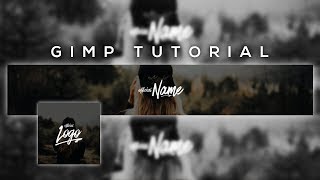 Designs mit GIMP erstellen Banner  Profilbild Tutorial  dieserPhoenix [upl. by Ytsenoh]