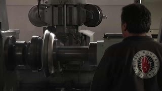 Borrani rims metal spinning production method [upl. by Atnauq]