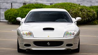 MARTINI collection  2002 Ferrari 575M Maranello  Drive  exhaust note [upl. by Nonnek]