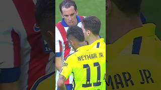 Neymar provokes Atletico Madrid players😂 [upl. by Tisdale]