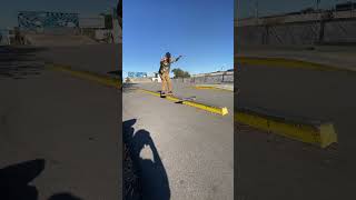 The homie Chris with the board transfer skateboarding skateboardingisfun boardslide [upl. by Eirene]