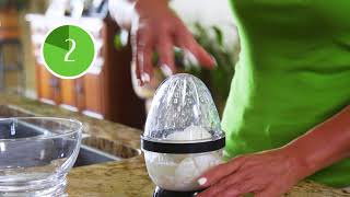 Hard Boiled Egg Peeler  Peel Multiple Eggs In Seconds [upl. by Denoting]