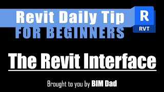 Revit Tip 1 Navigating the Revit Interface  Workspace Overview [upl. by Nytsuj]