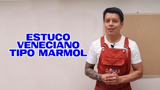 Estuco veneciano tipo marmol tutorial [upl. by Llerud]