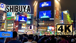 【4K HDR】夜の渋谷を散歩 Walk in Shibuya Japan at night [upl. by Ytte244]