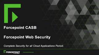 Forcepoint CASB WEB Integration Video [upl. by Mackenie]