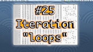 Programming Basics 25 Iteration [upl. by Wolliw]