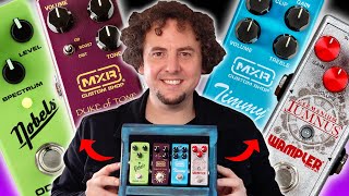 Wampler Tumnus Germanium vs MXR Timmy vs MXR Duke Of Tone vs Nobels ODRmini overdrive shootout [upl. by Zzabahs]