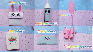 9 EASY CRAFT IDEAS  School Craft Idea DIY Craft School hacks Origami craftpaper mini gift idea [upl. by Eniad]