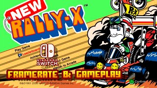 Arcade Archives NEW RALLYX  Nintendo Switch  Framerate amp Gameplay [upl. by Sigsmond]