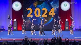 Cheer Athletics Denver Black Ice  Finals The 2024 Cheerleading Worlds WITH SOUND [upl. by Haisoj]